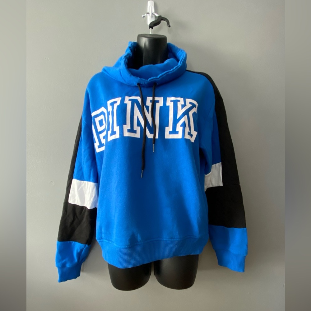 PINK blue sweater